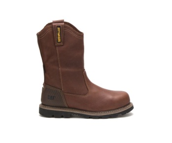Caterpillar Work Boots South Africa Edgework 2.0 Steel Toe Waterproof Brown - Cat Boots For Men - WT7692483